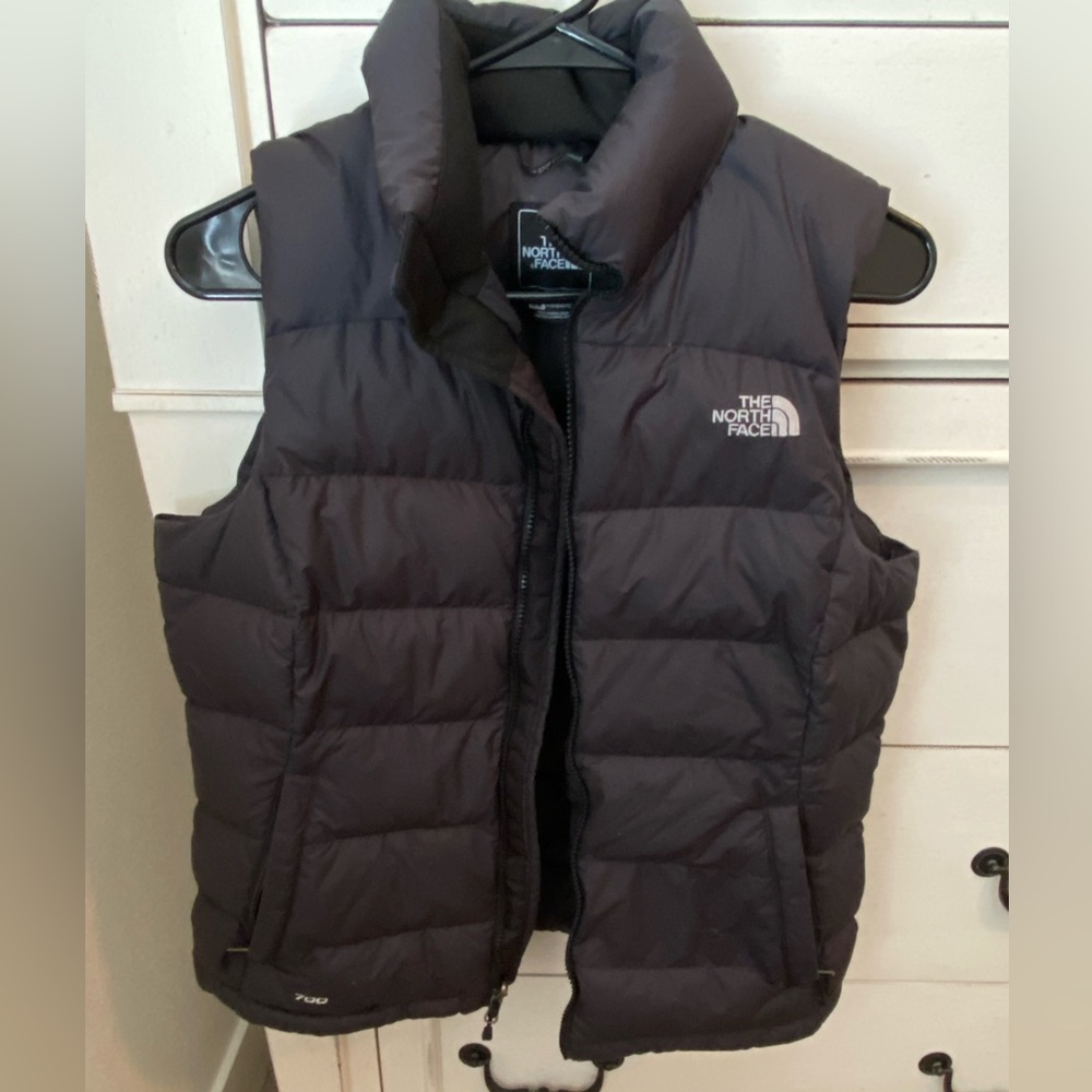 The north face puffy vest